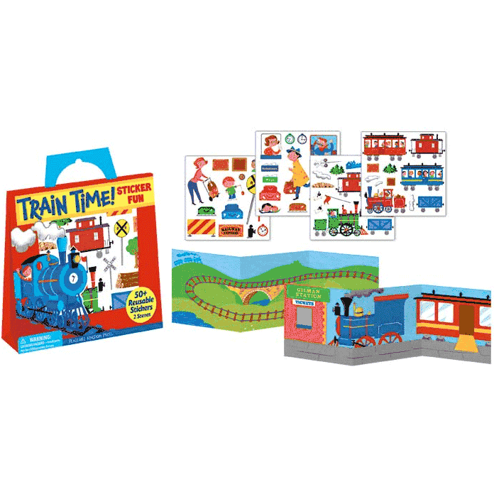 Peaceable Kingdom Train Time! Sticker Pack