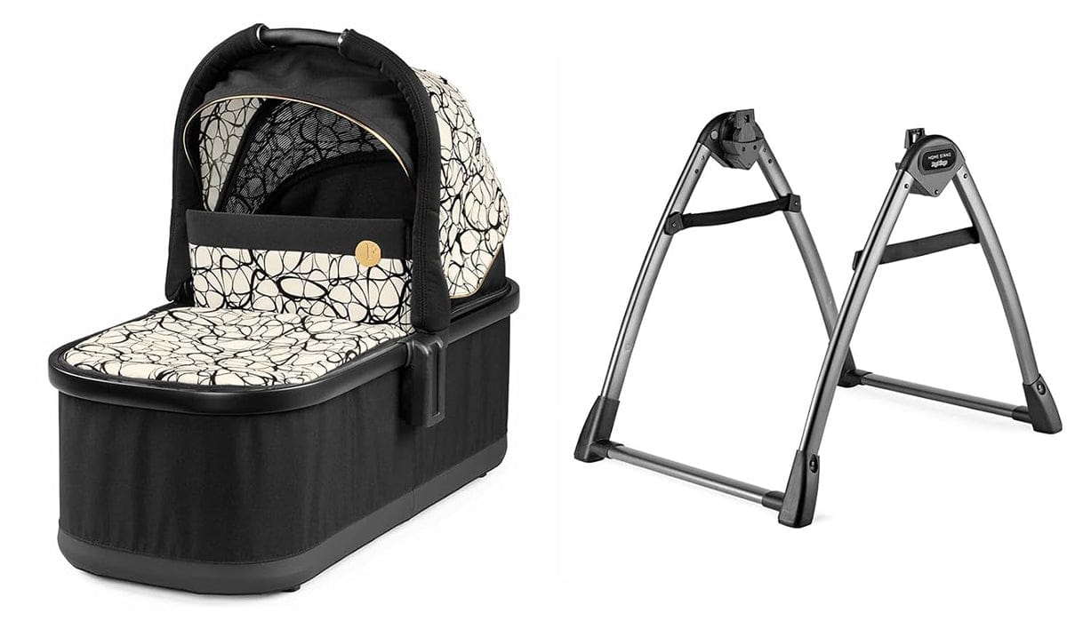 PEG Bassinet With Home Stand - Graphic Gold - IN1900NA00AB50RO01