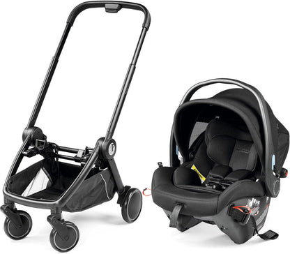 PEG City Loop Chassis + Primo Viaggio Urban Mobility Infant Car Seat Bundle - Black / True Black - ICLP000009-IMUB00US00GU13MO13