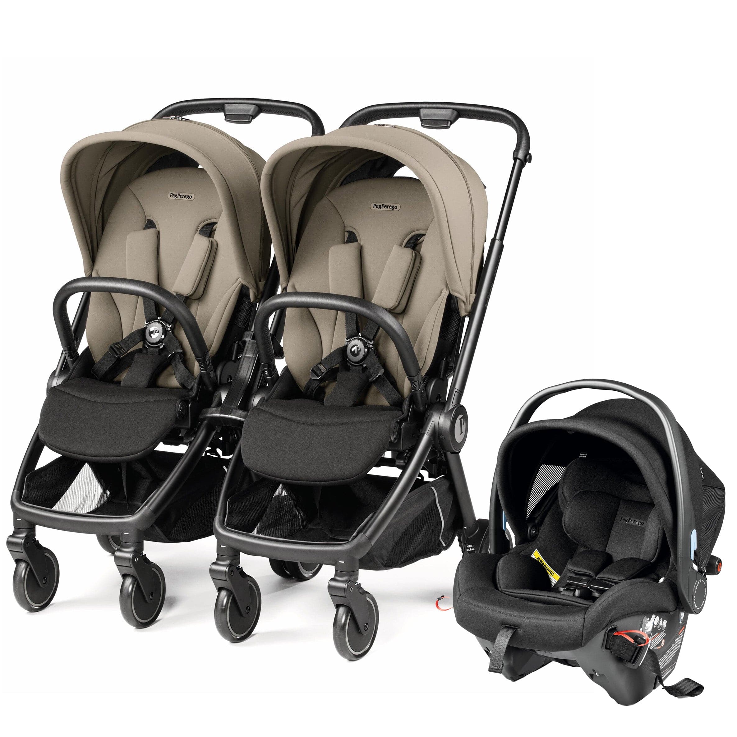 PEG City Loop Double Stroller + Primo Viaggio Urban Mobility Baseless – Albee Baby