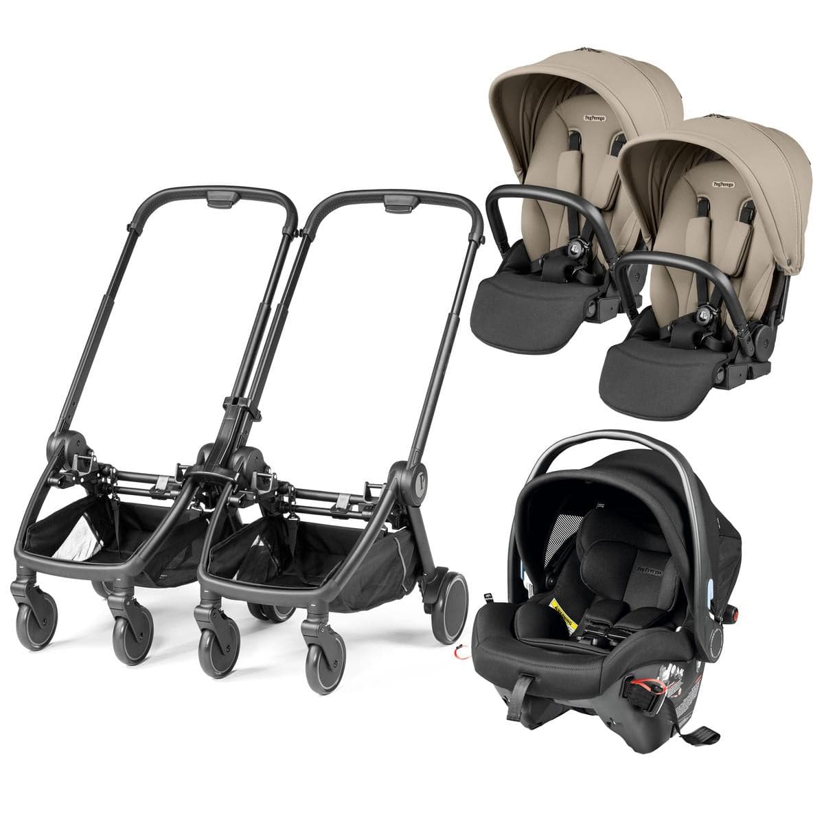PEG City Loop Double Stroller + Primo Viaggio Urban Mobility Baseless – Albee Baby