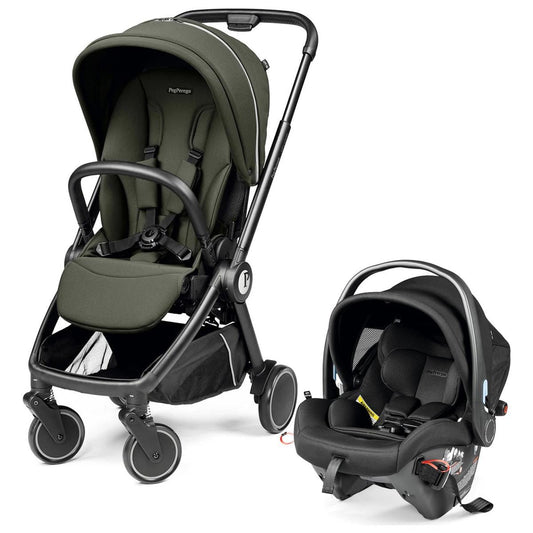 PEG City Loop Stroller + Primo Viaggio Urban Mobility Travel System Bundle - Black / Metal / True Black - CLP-TRVL-URBAN-METAL