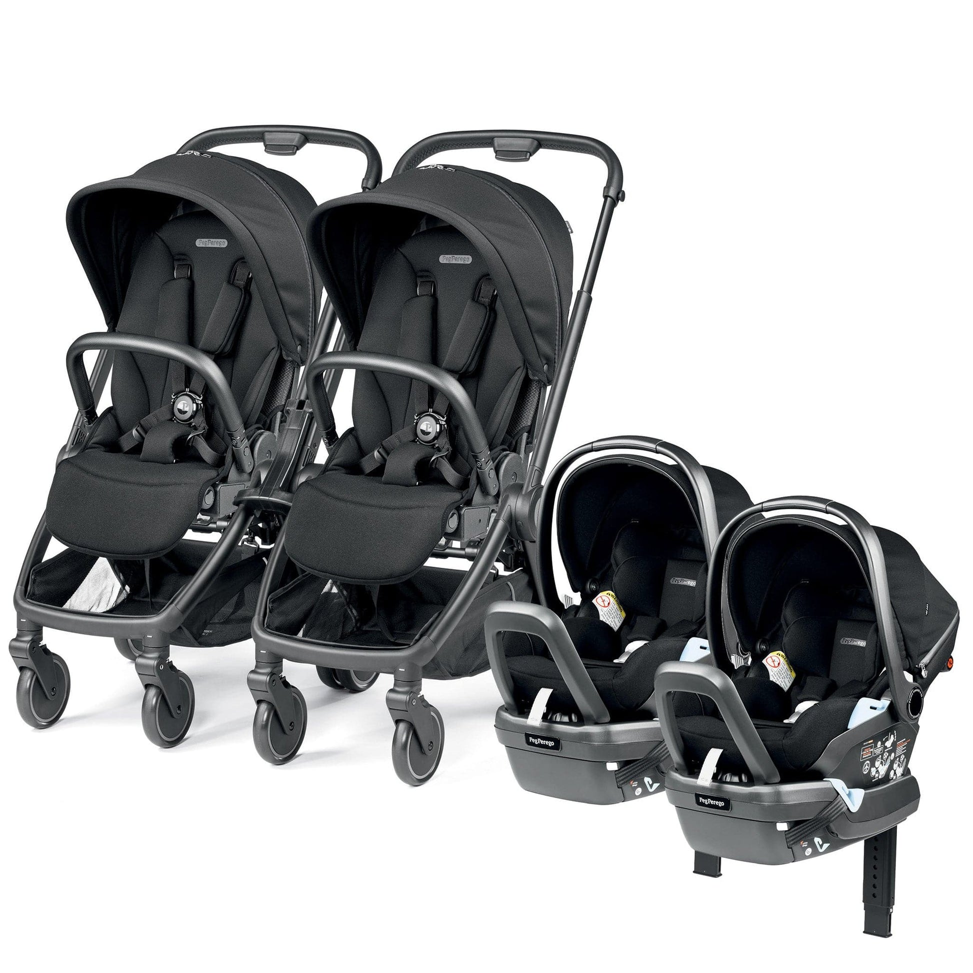 PEG City Loop Twin Stroller + Primo Viaggio Lounge Travel System Bundl – Albee Baby