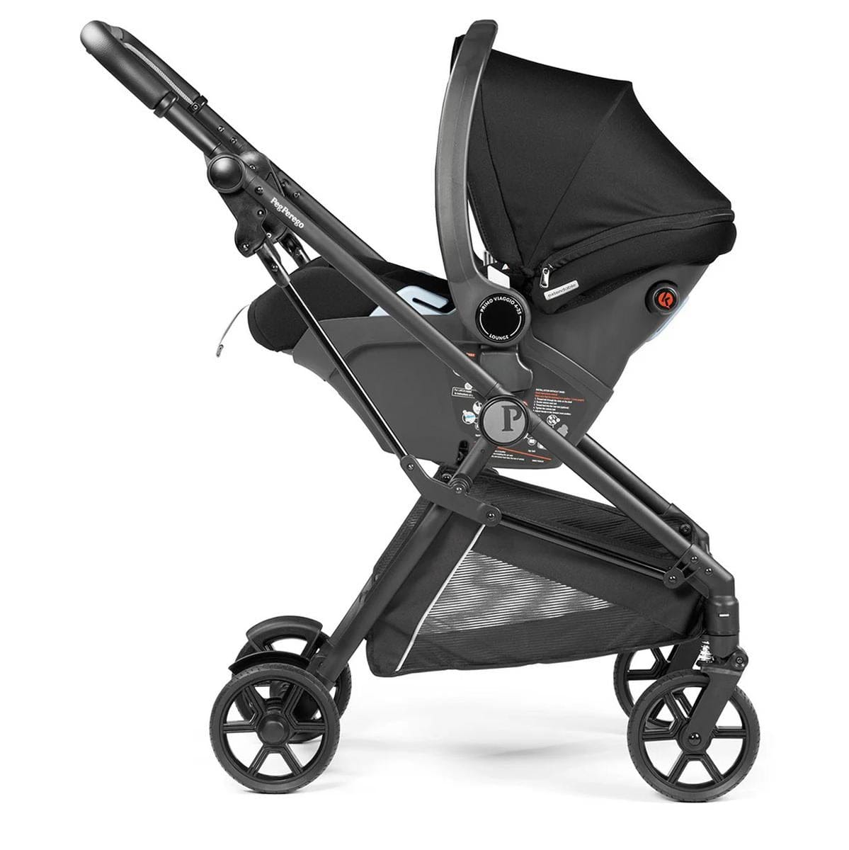PEG OPEN BOX Primo Viaggio Lounge on Wheels - True Black - ICPV00US00MO13-ob