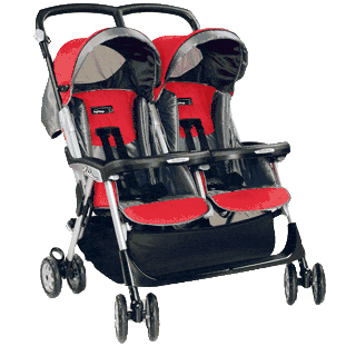 Peg Perego - 2005 Aria Twin MT Stroller in Metallica - IPADTE53NF49