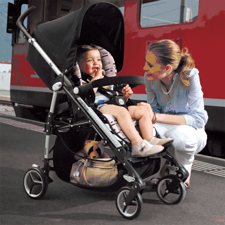 Peg Perego 2010 Si Lightweight Stroller in Pepper - IPSI28NA34FG13