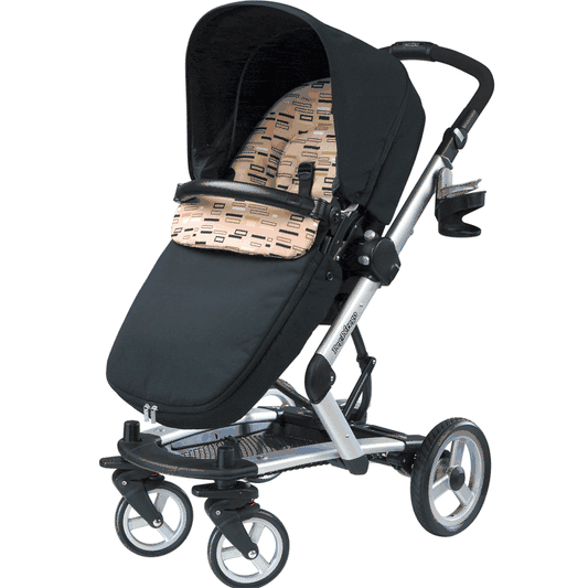 Peg Perego 2010 Skate Stroller with Bassinet in Black Step - IPSS30NA34FG13S