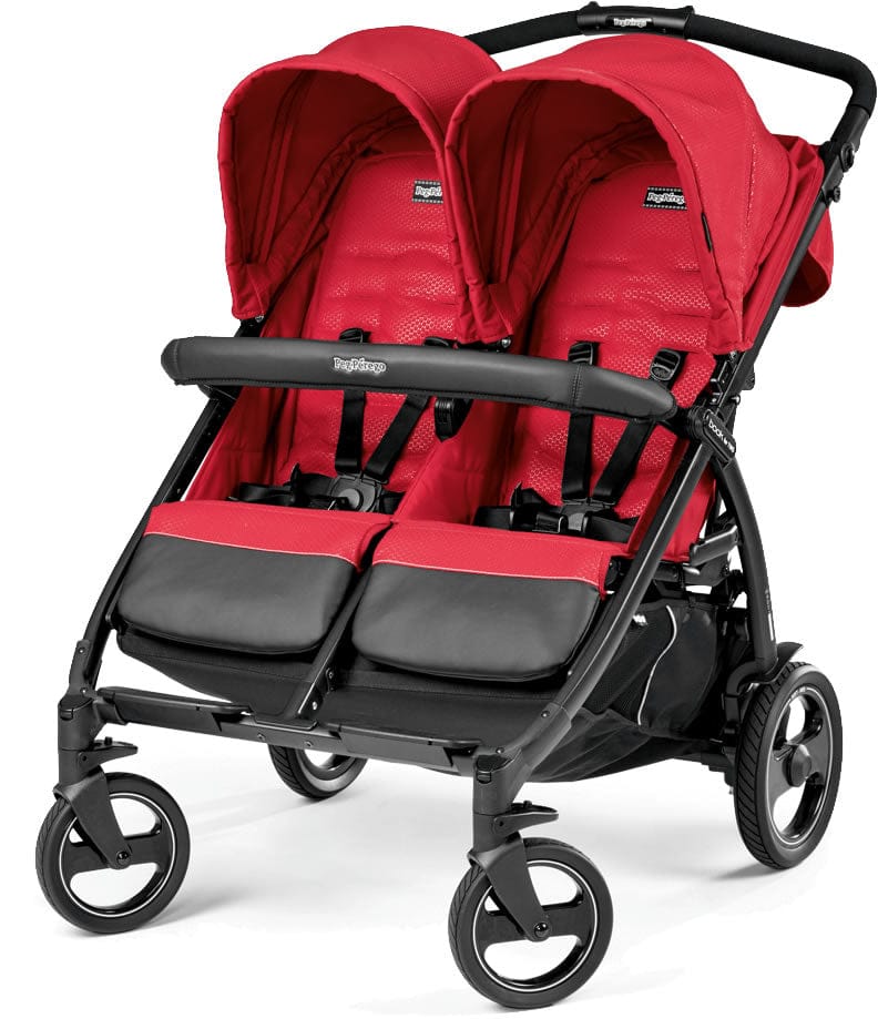 Peg Perego Book for Two Side by Side Double Stroller - Mod Red - IP0528RO49EB49