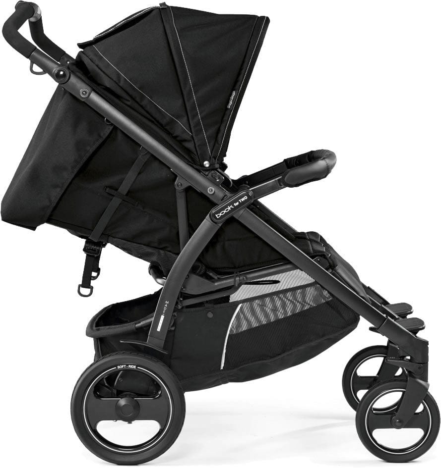 Peg Perego Book for Two Side by Side Double Stroller - Onyx - IP0528RO01DX13