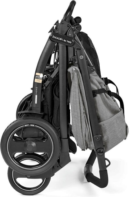 Peg Perego Book for Two Side by Side Double Stroller - Onyx - IP0528RO01DX13