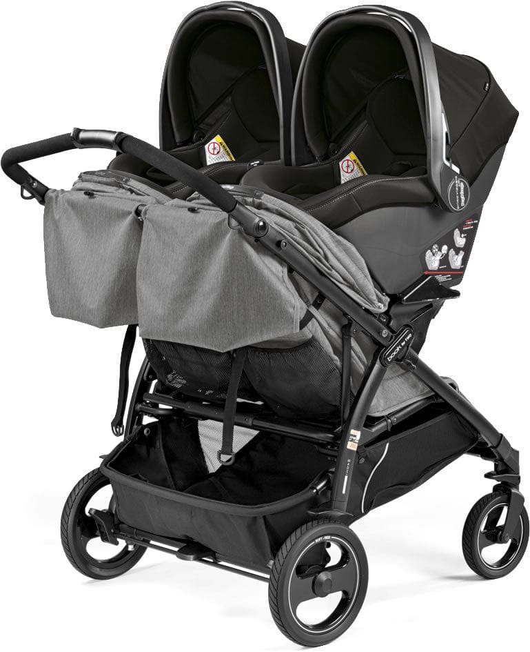 Peg Perego Book for Two Side by Side Double Stroller - Onyx - IP0528RO01DX13