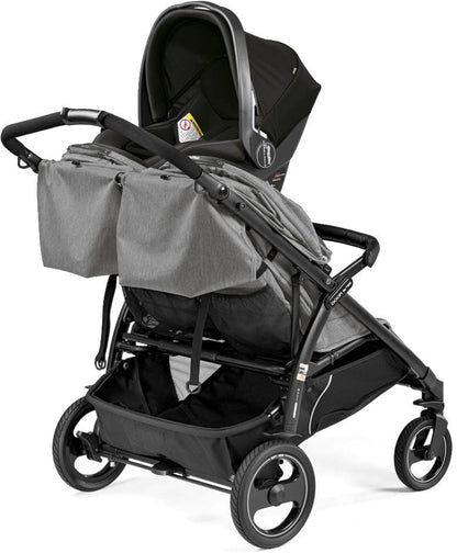 Peg Perego Book for Two Side by Side Double Stroller - Onyx - IP0528RO01DX13