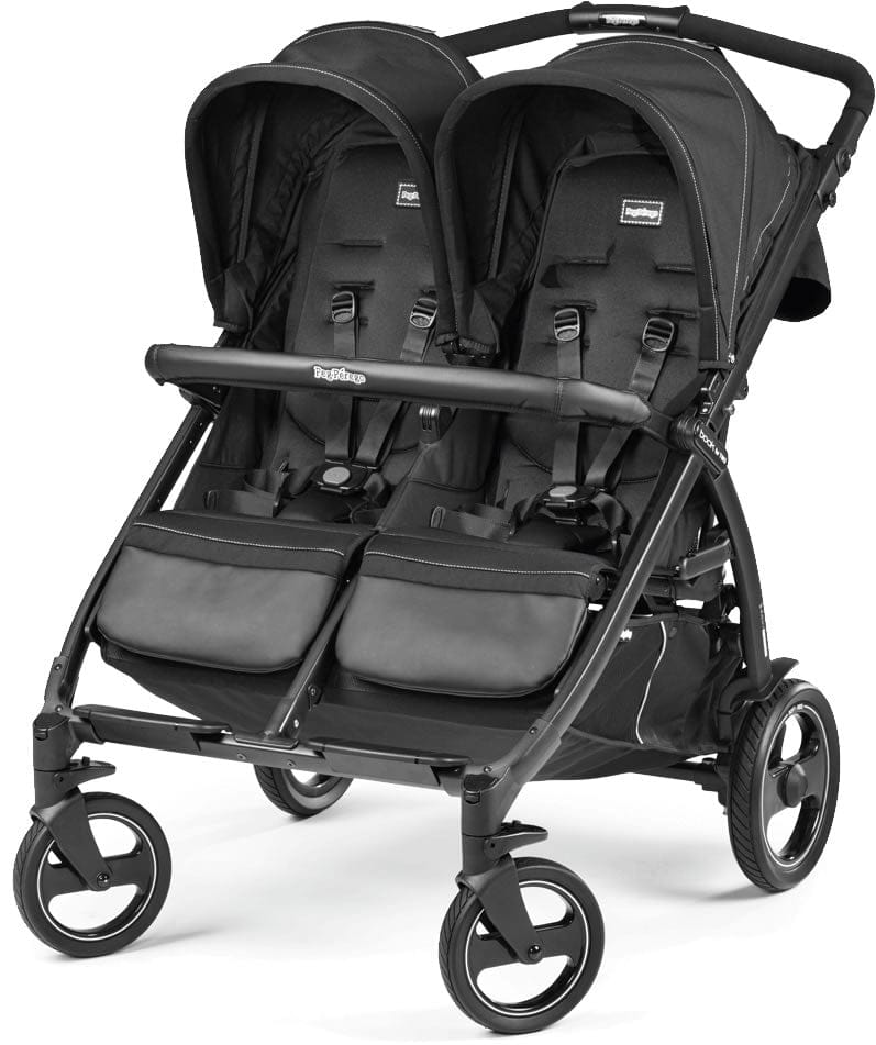 Peg Perego Book for Two Side by Side Double Stroller - Onyx - IP0528RO01DX13