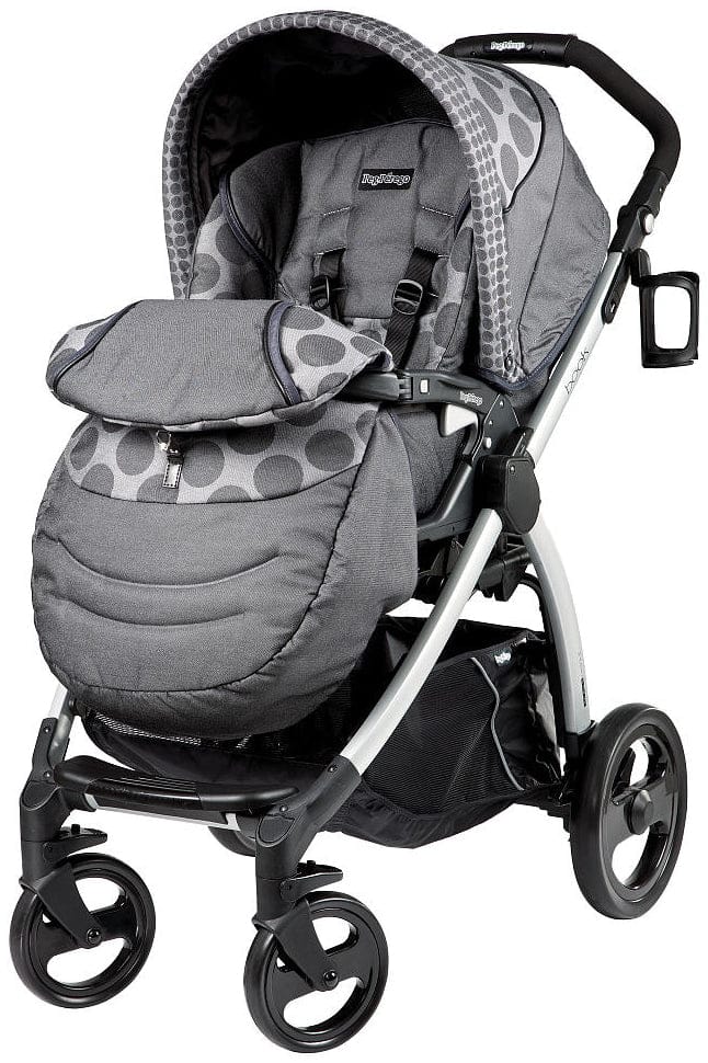 Peg Perego Book Plus Stroller in Pois Grey - IPBR30NA34-PG