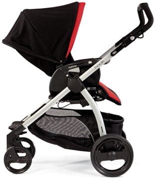 Peg Perego Book Plus Stroller in Stone (Black) - IPBR30NA34-SB