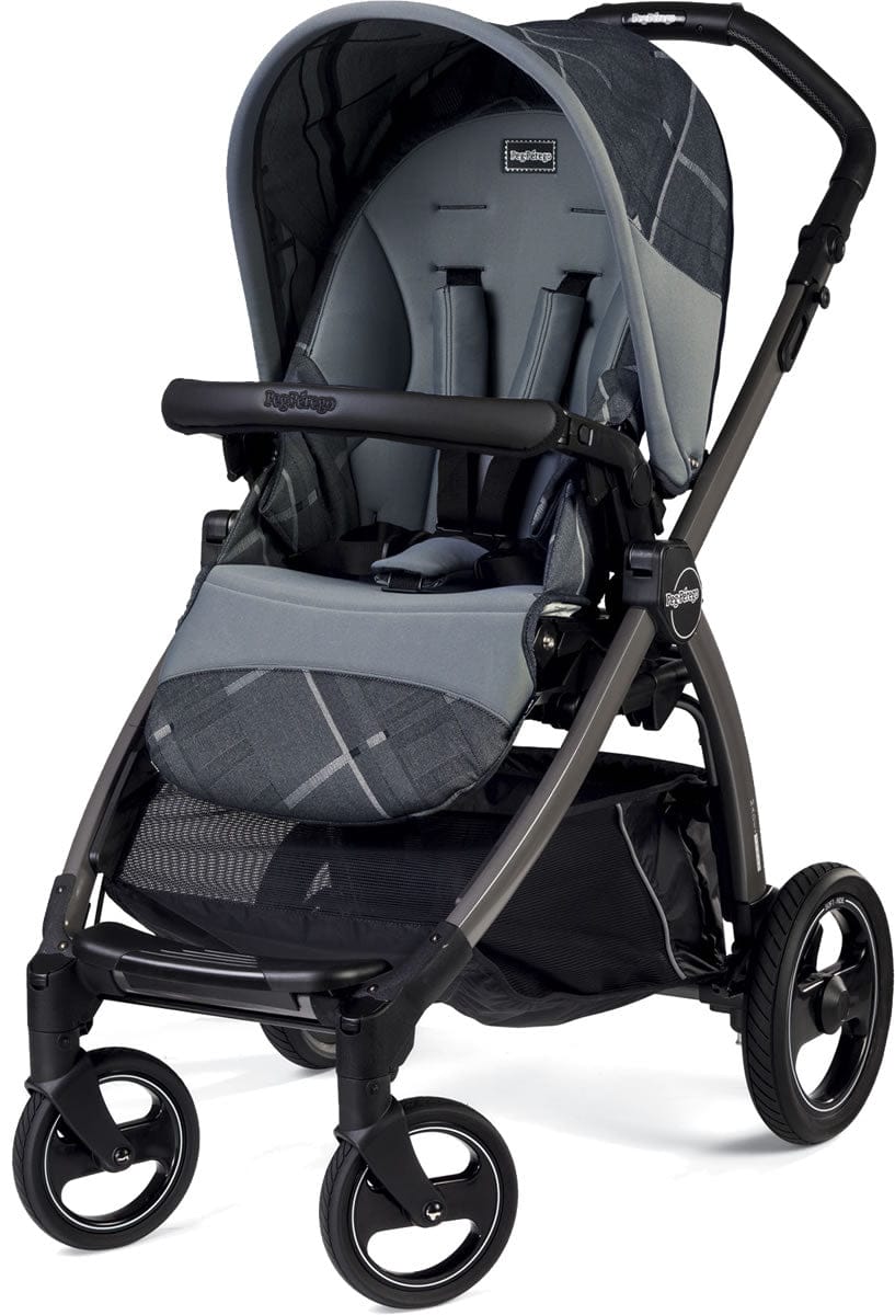 Peg Perego Book Pop Up Stroller - Portraits Grey - IPMS62FM53DX93