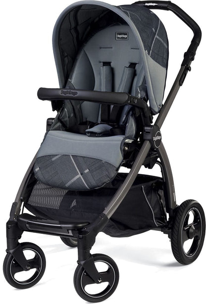 Peg Perego Book Pop Up Stroller - Portraits Grey - IPMS62FM53DX93