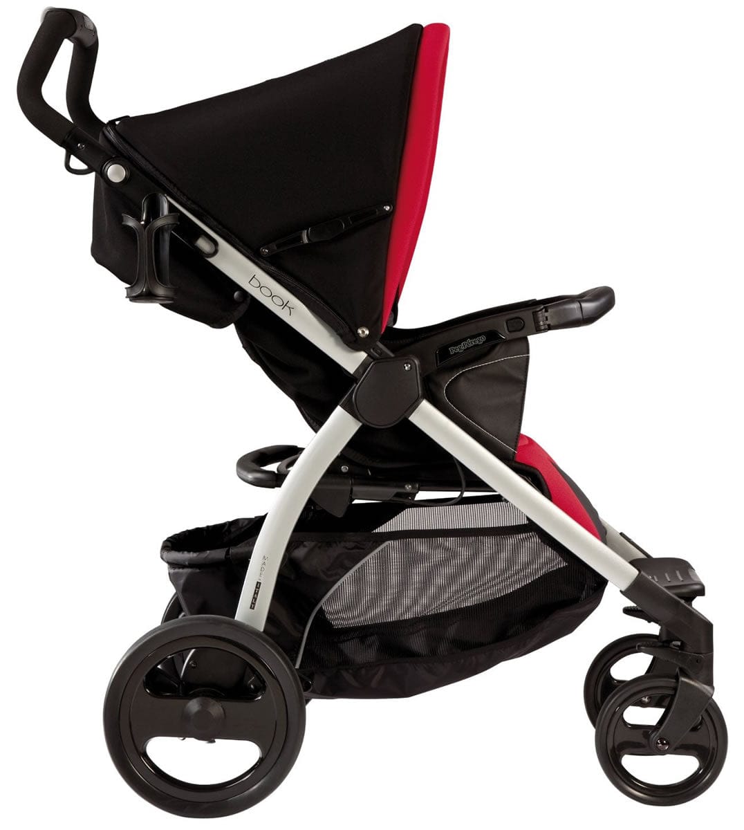 Peg Perego Book Stroller in Stone (Black) - IPBO28US34FT13MJ53
