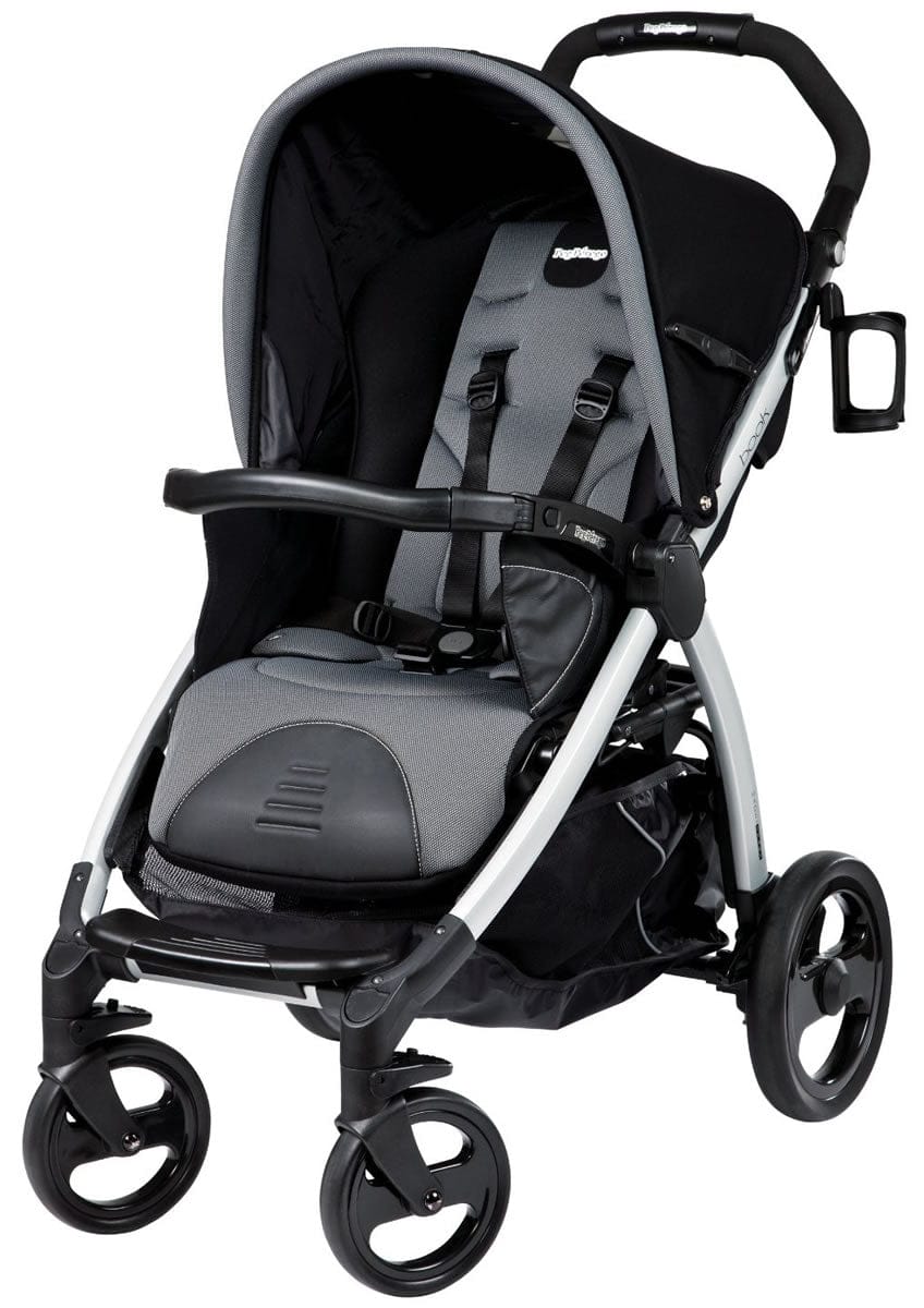 Peg Perego Book Stroller in Stone (Black) - IPBO28US34FT13MJ53