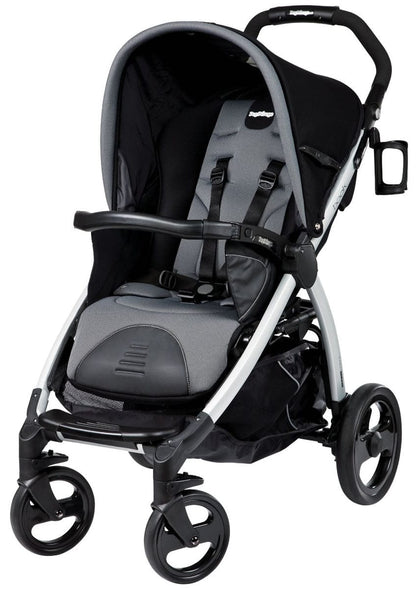 Peg Perego Book Stroller in Stone (Black) - IPBO28US34FT13MJ53