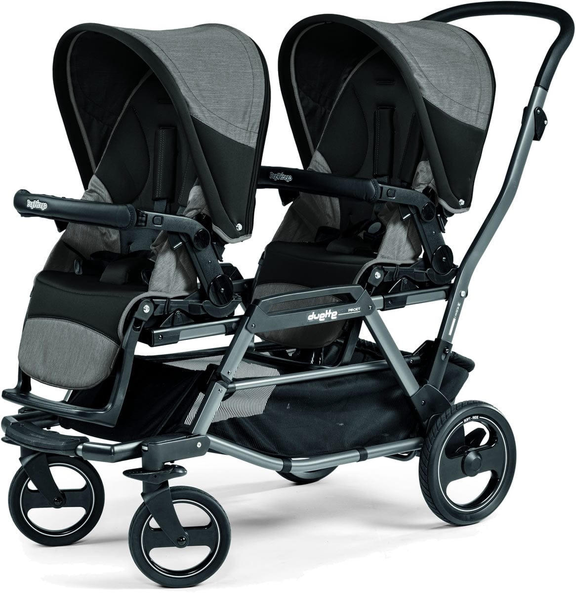 Peg Perego Duette Piroet Double Stroller - Atmosphere - IP0828MF53DX53