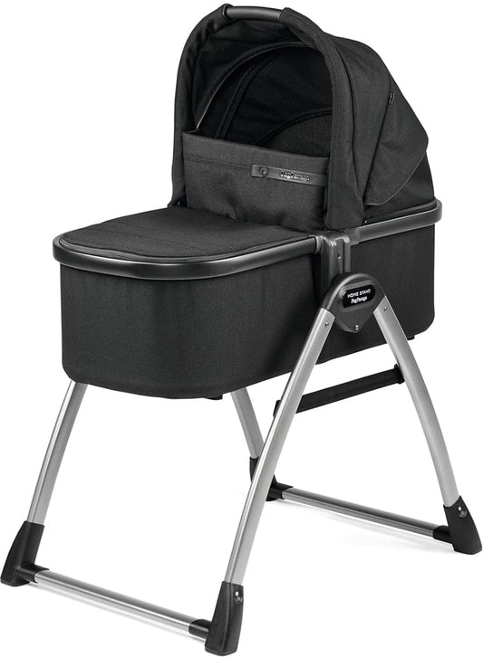 Peg Perego OPEN BOX Bassinet With Home Stand - True Black - IN1900NA00GU13MO13-OB
