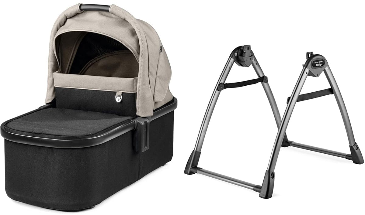 Peg Perego OPEN BOX Bassinet With Home Stand - Vanilla Blend - IN1900NA00GM26GU13-OB