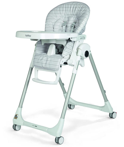 Peg Perego OPEN BOX Prima Pappa Zero 3 High Chair - Linear Grey - IMPP03NA04RIG56-OB