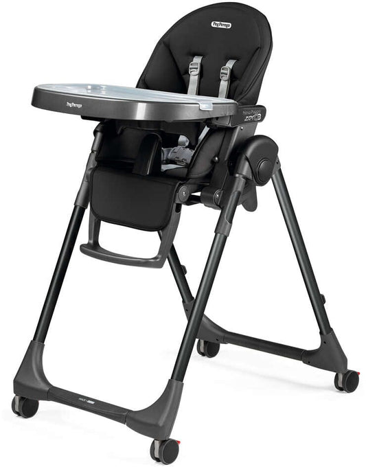Peg Perego OPEN BOX Prima Pappa Zero 3 High Chair - True Black - IMPP03NA04BL13T-OB