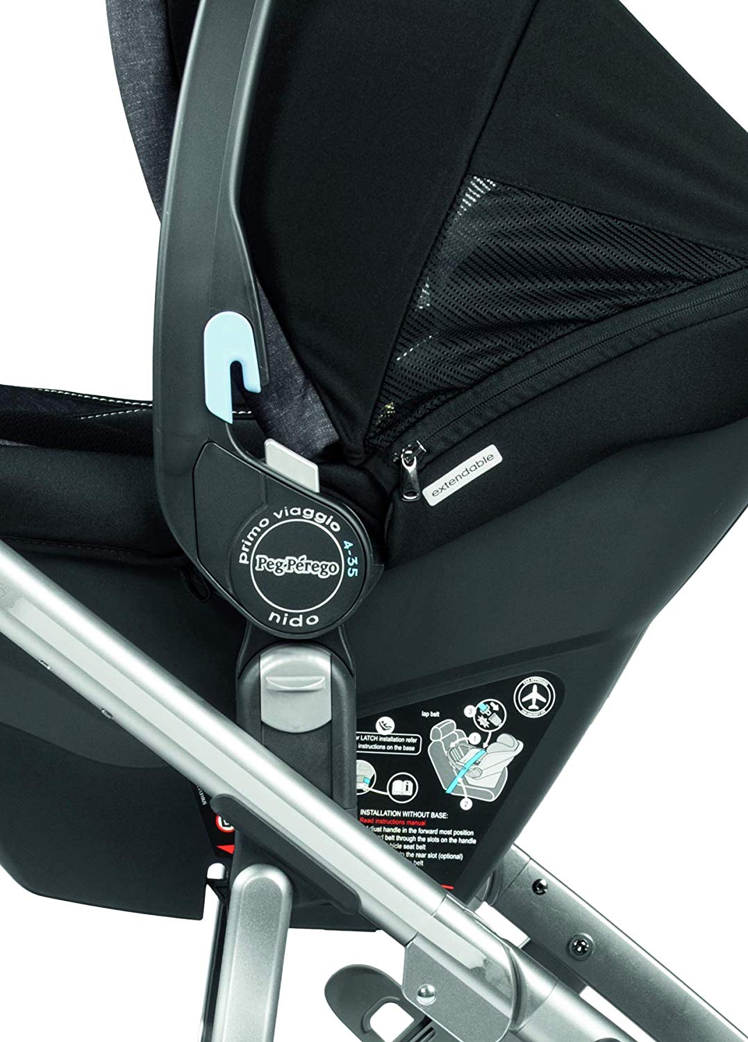 Peg Perego Primo Viaggio 4-35 Adapter/Links for Uppababy Vista/Cruz Strollers - IKCS0022