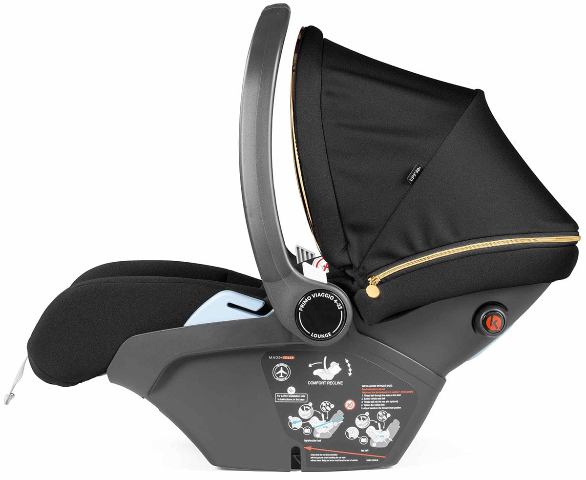 Peg Perego Primo Viaggio 4-35 Lounge Reclining Infant Car Seat - Graphic Gold - IMLO00US00DX13AB50