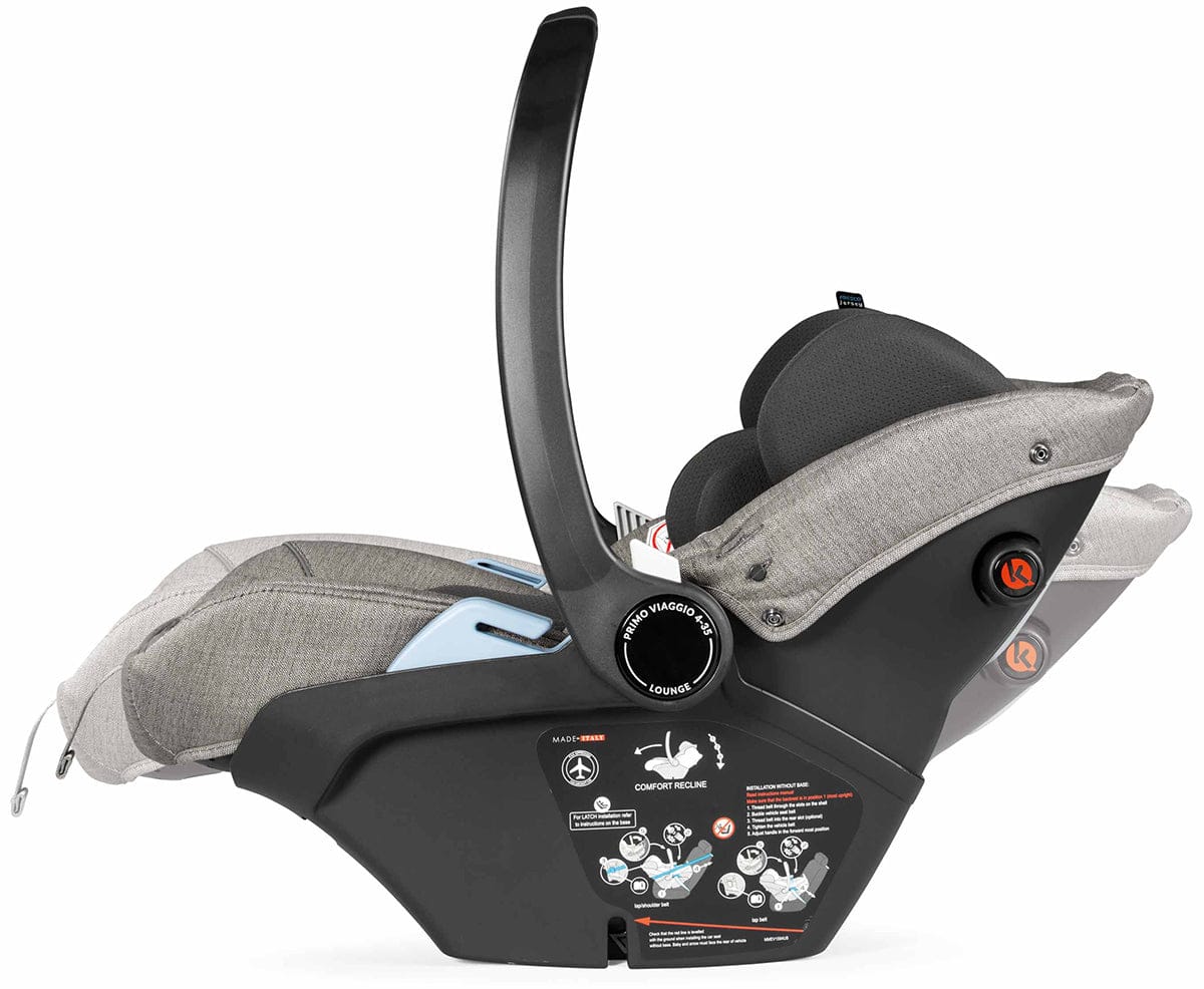 Peg Perego Primo Viaggio 4-35 Lounge Reclining Infant Car Seat - City Grey - IMLO00US00DX53BA53
