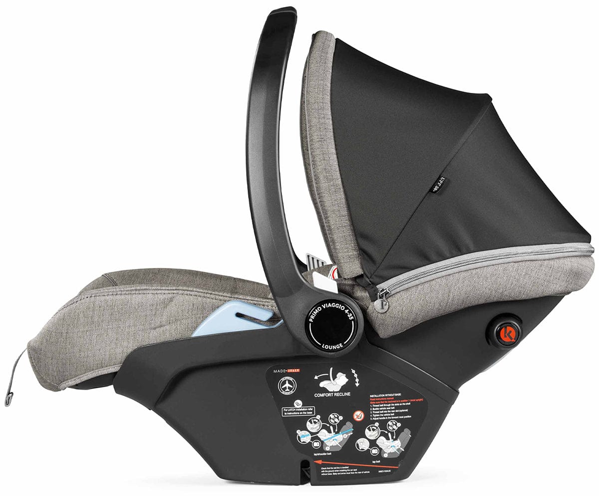Peg Perego Primo Viaggio 4-35 Lounge Reclining Infant Car Seat - City Grey - IMLO00US00DX53BA53