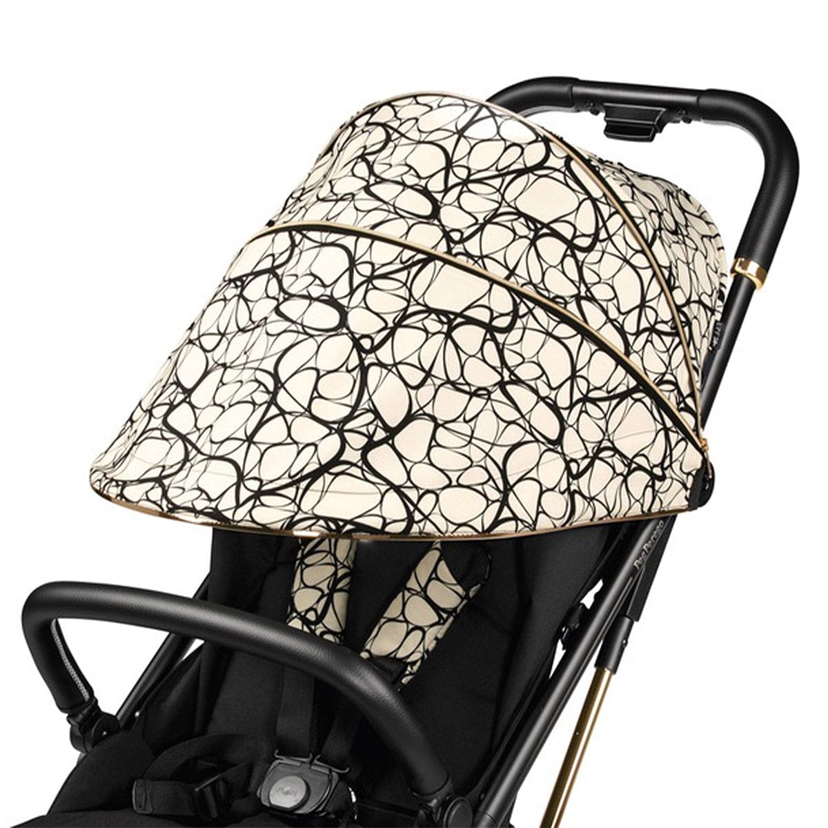 Peg Perego Selfie Compact Stroller - Graphic Gold - IP2200NA00AB50RO01