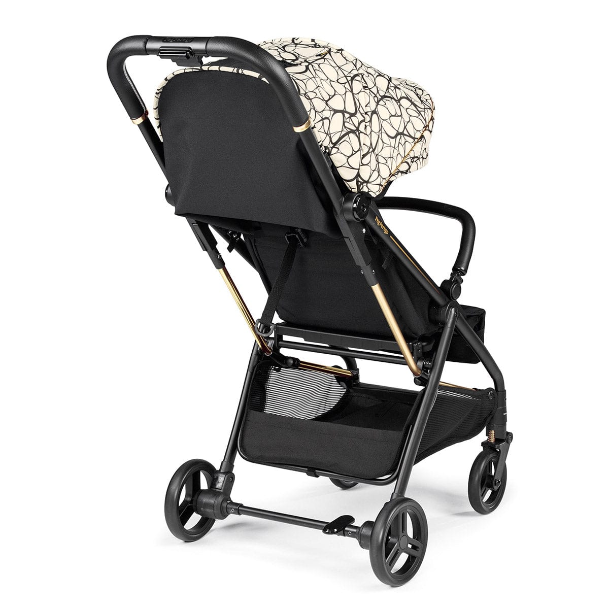 Peg Perego Selfie Compact Stroller - Graphic Gold - IP2200NA00AB50RO01