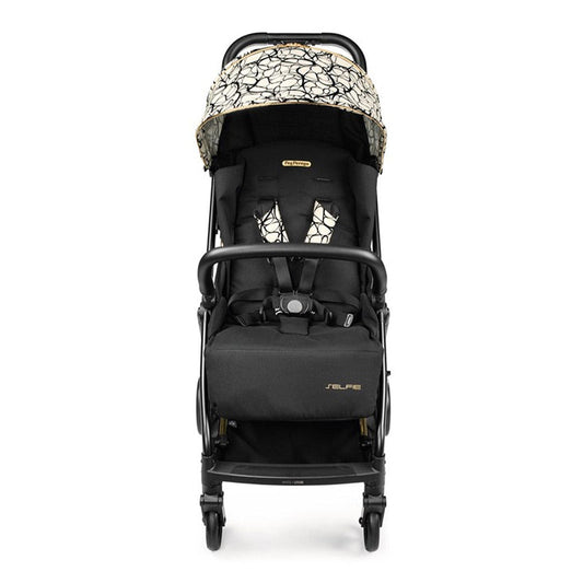 Peg Perego Selfie Compact Stroller - Graphic Gold - IP2200NA00AB50RO01