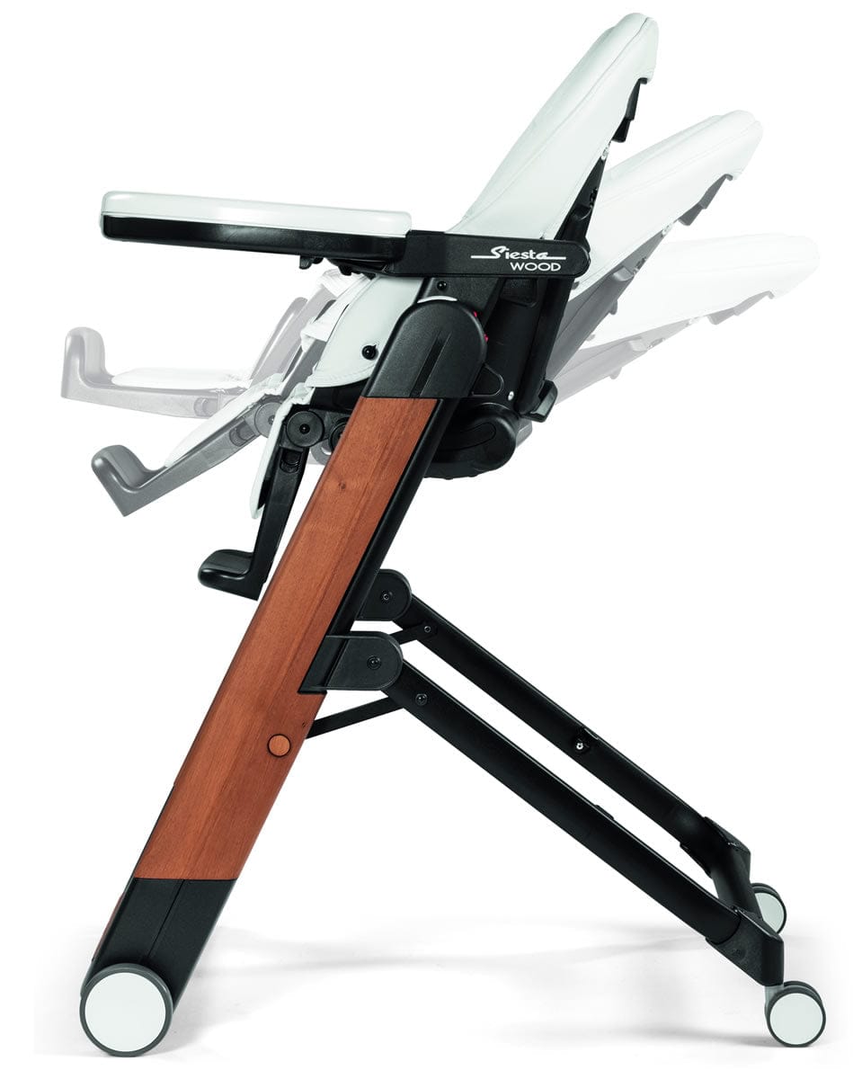Peg Perego Siesta Wood High Chair - Bianco - IMSIESNA10BF00