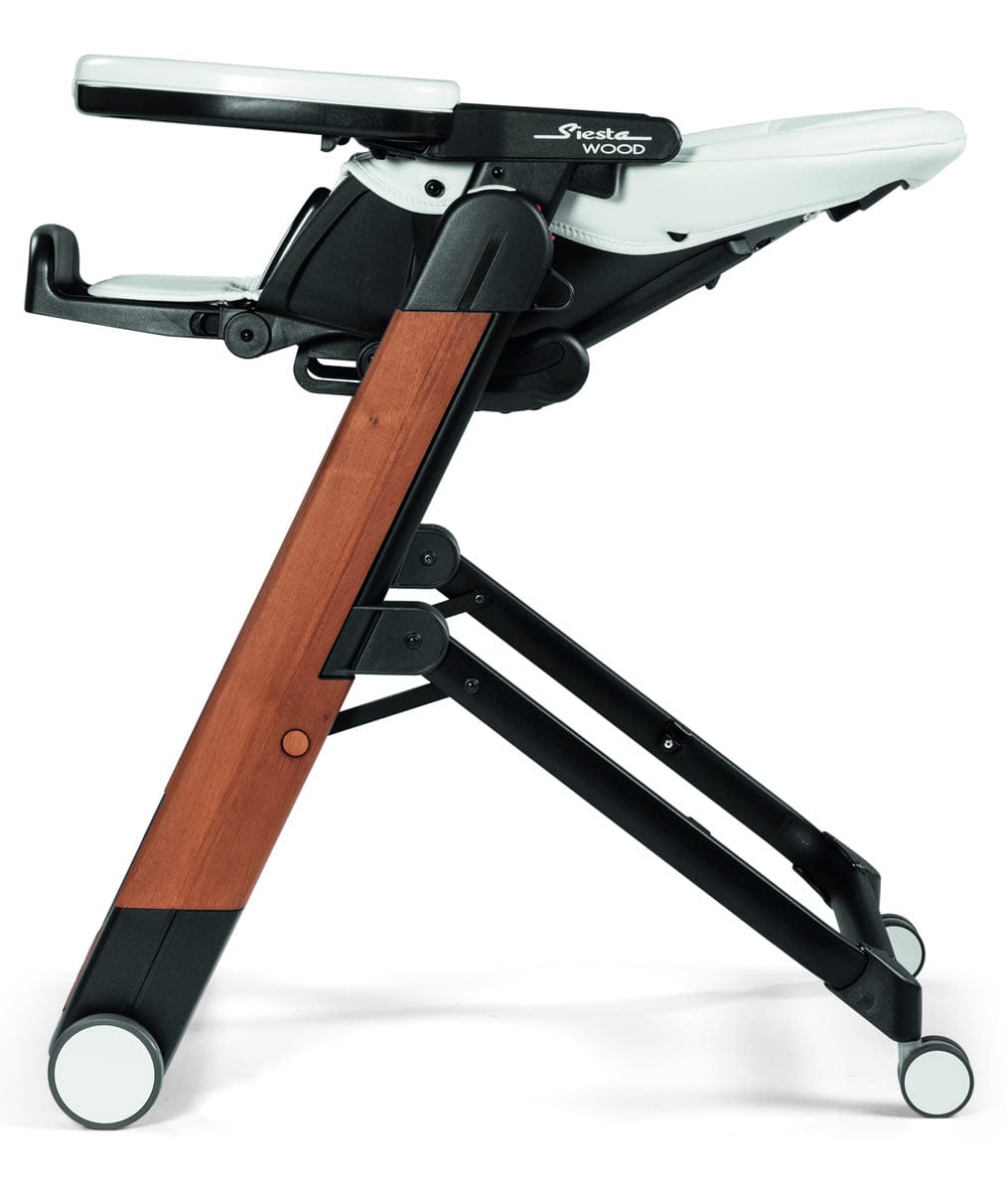Peg Perego Siesta Wood High Chair - Bianco - IMSIESNA10BF00
