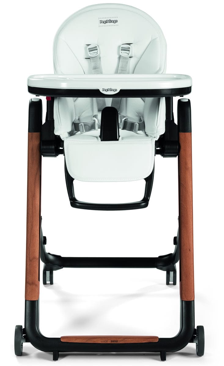 Peg Perego Siesta Wood High Chair - Bianco - IMSIESNA10BF00
