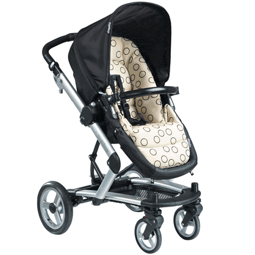 Peg Perego Skate Carriage Stroller 2008  in Black Bubbles - IPSK30CR13MB13