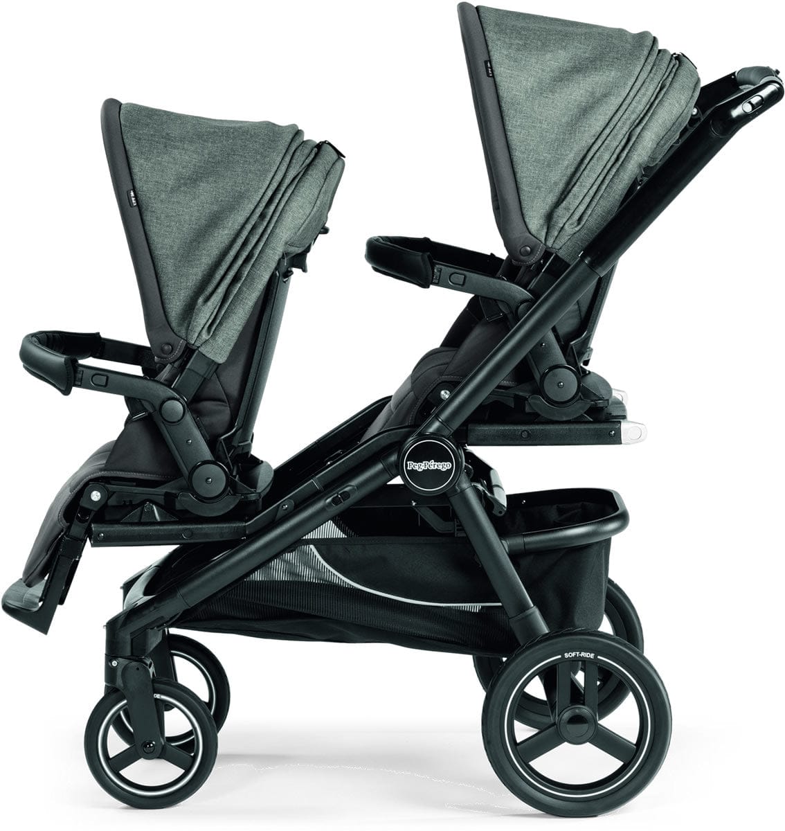 Peg Perego Team Double Stroller - Atmosphere - IPMS20NA62TG53DX53-DBL
