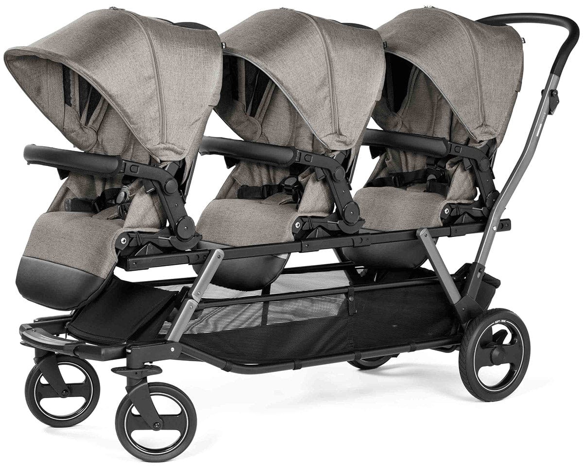 Peg Perego Triplette Piroet Stroller Bundle - City Grey - ICTR02NANL77-IS0328NA00BA53-X3