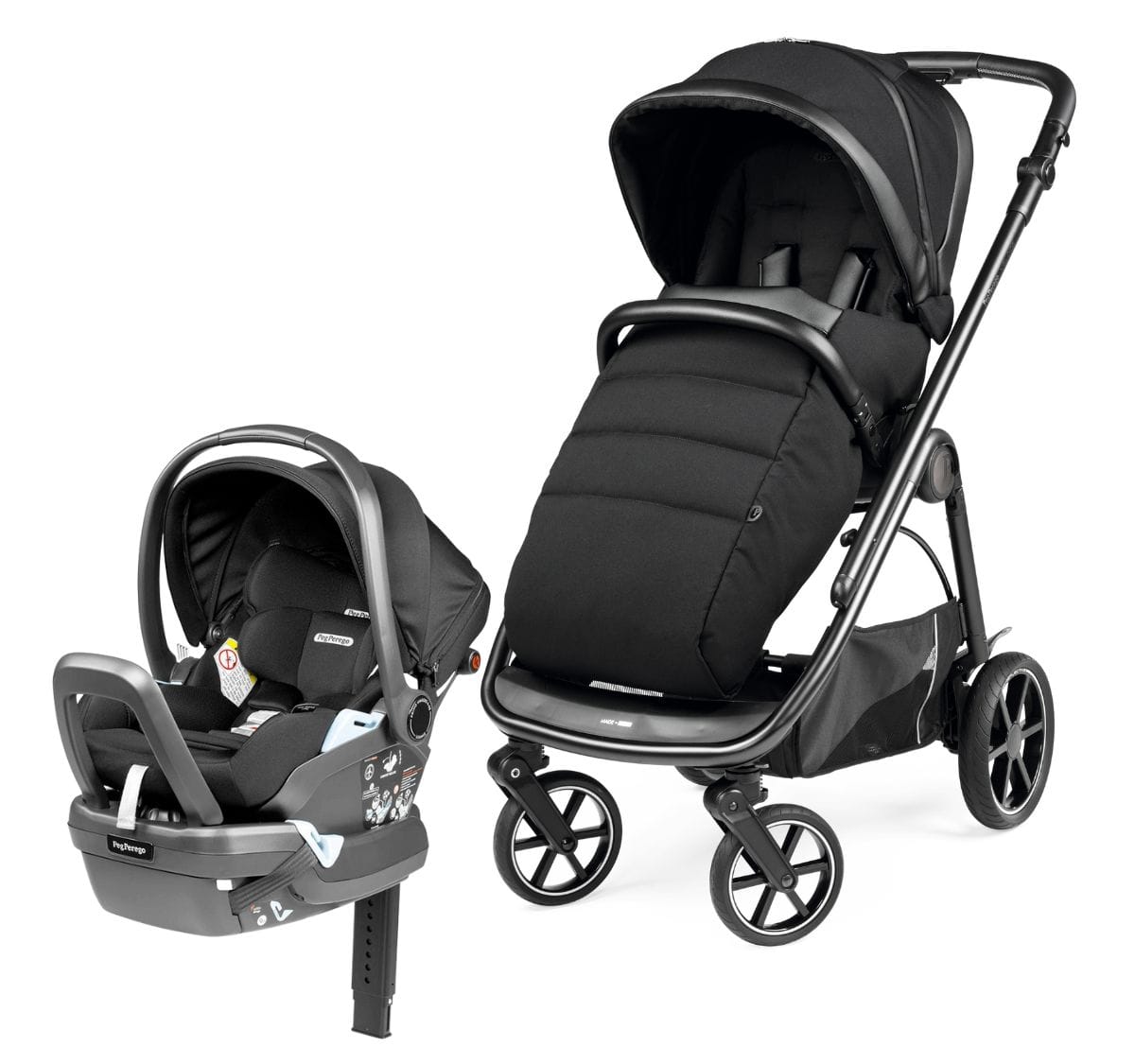 Peg Perego Veloce + Primo Viaggio 4-35 Lounge Travel System Bundle - Licorice / Onyx - IP2600NA00RO01PL01-IMLO00US00DX13TP13
