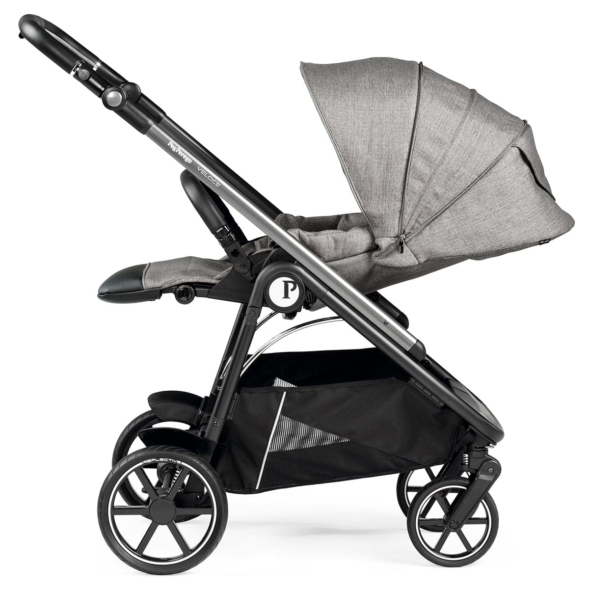 Peg Perego Veloce + Primo Viaggio 4-35 Lounge Travel System Bundle - City Grey - IP2600NA00BA53PL00-IMLO00US00DX53BA53