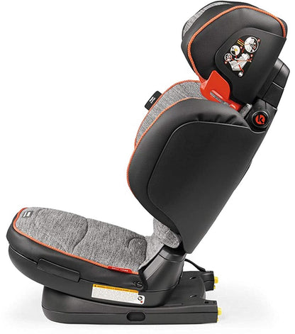 Peg Perego Viaggio Flex 120 Highback Belt-Positioning Booster Car Seat - Wonder Grey - IMVF00US35WD53BL13