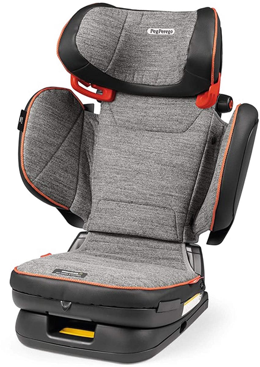 Peg Perego Viaggio Flex 120 Highback Belt-Positioning Booster Car Seat - Wonder Grey - IMVF00US35WD53BL13