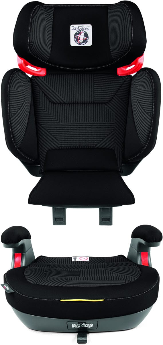 Peg Perego Viaggio Shuttle Plus 120 Belt Positioning Booster Car Seat - Graphite - IMVS01US35JA53DX13