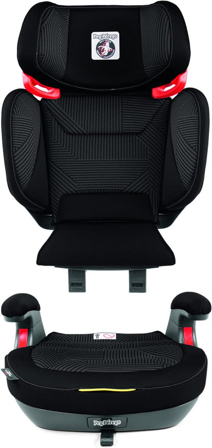 Peg Perego Viaggio Shuttle Plus 120 Belt Positioning Booster Car Seat - Graphite - IMVS01US35JA53DX13