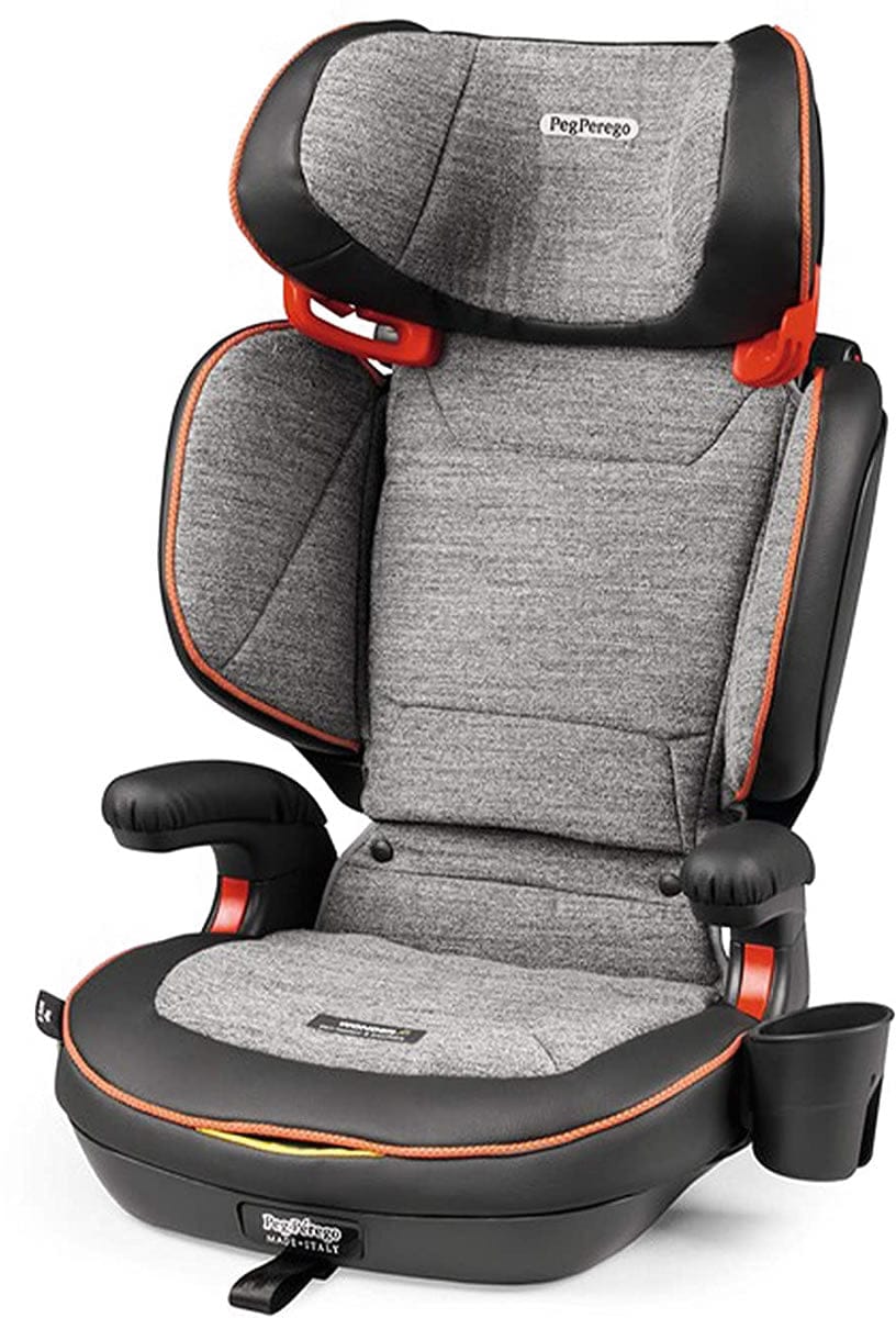 Peg Perego Viaggio Shuttle Plus 120 Belt Positioning Booster Car Seat - Wonder Grey - IMVS01US35WD53BL13