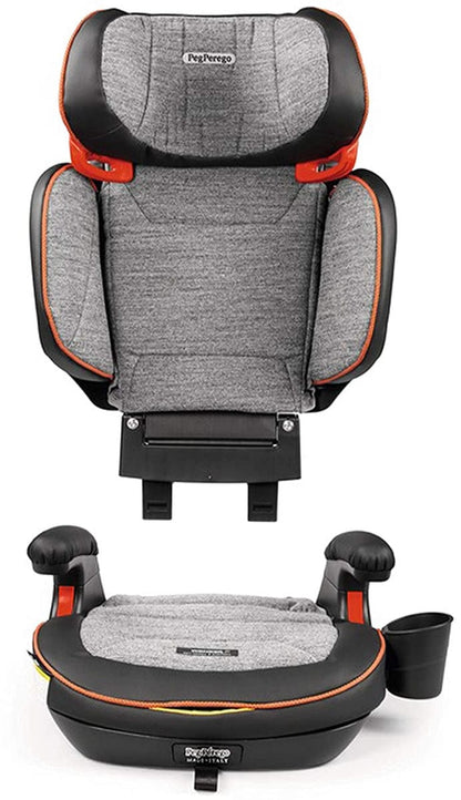 Peg Perego Viaggio Shuttle Plus 120 Belt Positioning Booster Car Seat - Wonder Grey - IMVS01US35WD53BL13